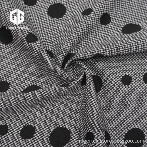Spot Cotton Nylon Polyester Knitted Fabric Jacquard Fabric